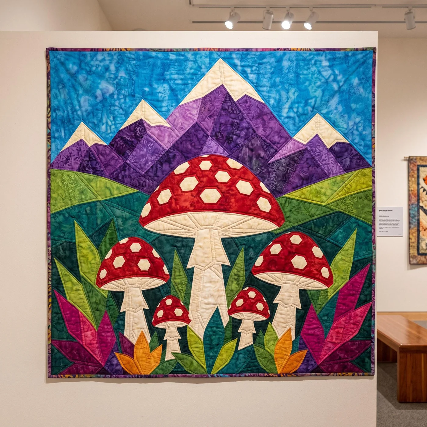 Amanita Mountains quilt pattern