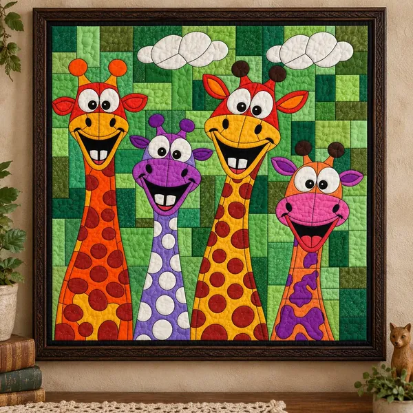 Giraffes quilt pattern