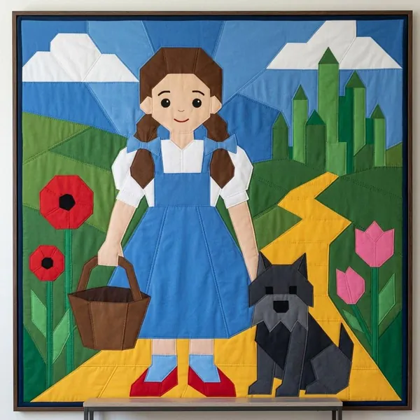 Girl and Dog quilt pattern