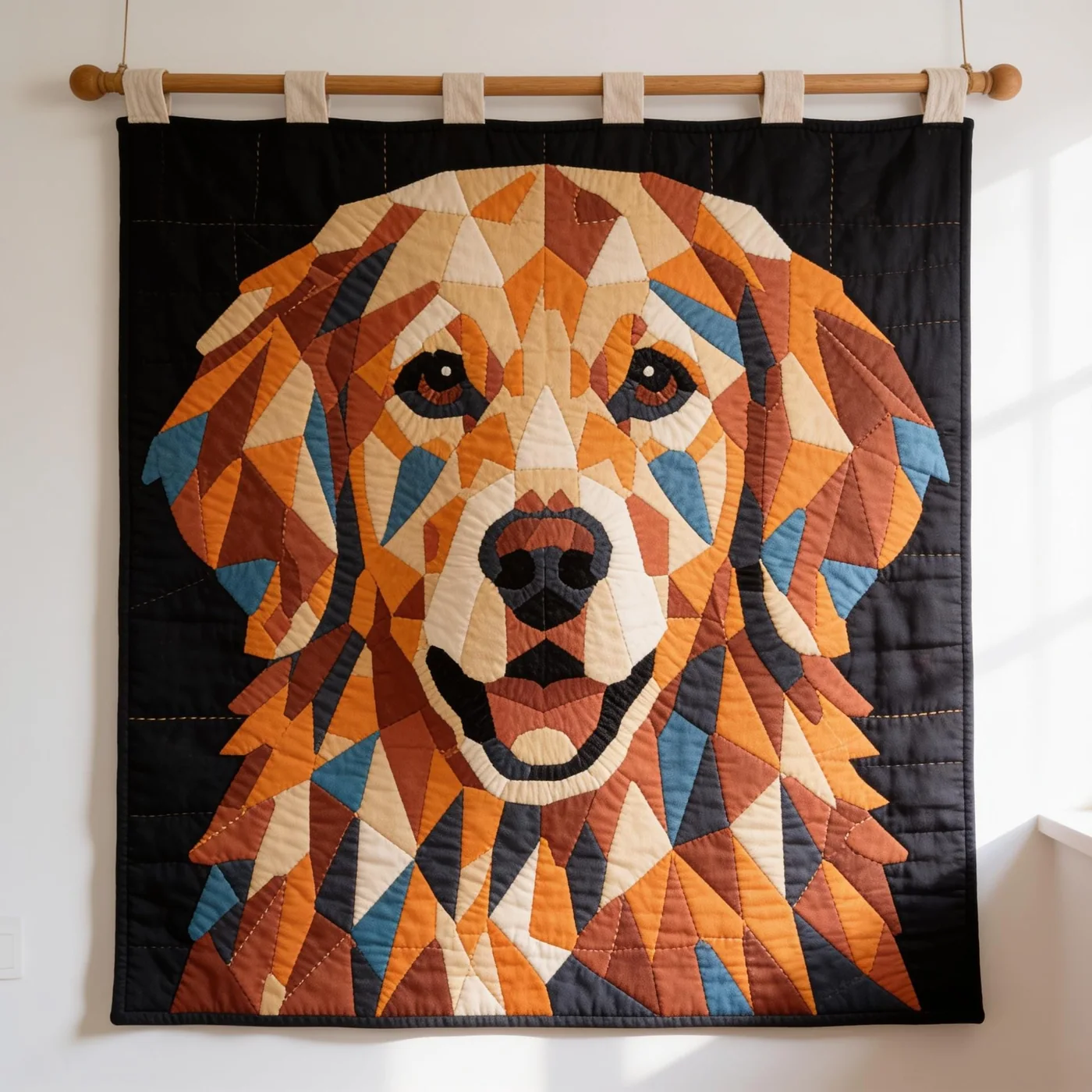 Golden Retriever quilt pattern