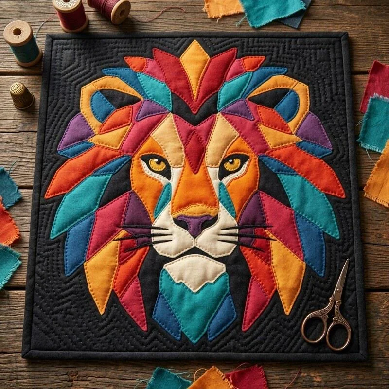 Lion quilt pattern