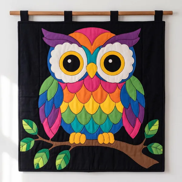 Owl quilt pattern